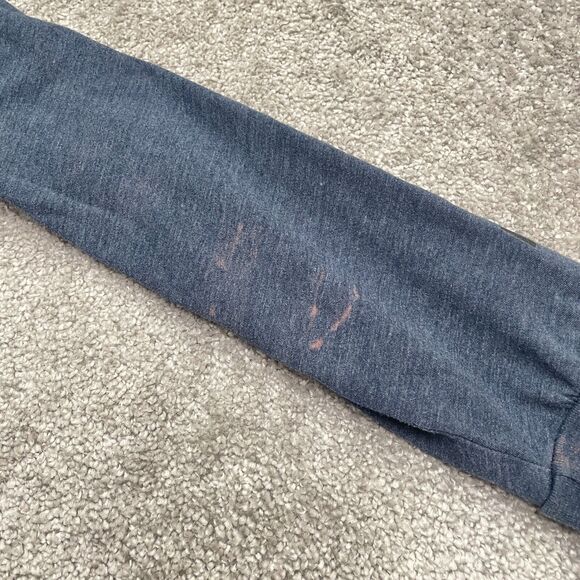 Disney Mickey Mouse Graphic T-Shirt Men Large Blue Long Sleeve Casual Tee - Picture 4 of 10